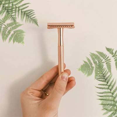 gifts for her rose gold razor