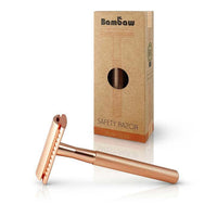 rose gold safety razor