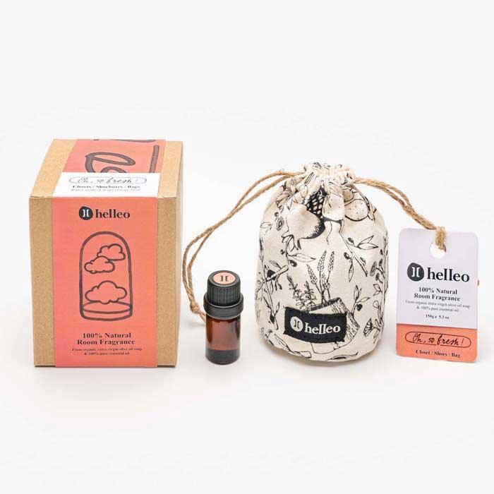helleo natural room fragrance set