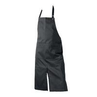 grey organic cotton apron