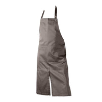 organic cotton apron in clay colour