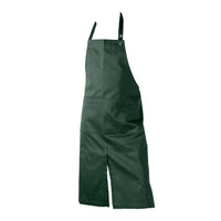 green organic cotton apron