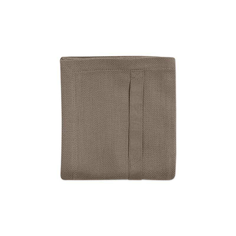 organic kitchen towel clay colour