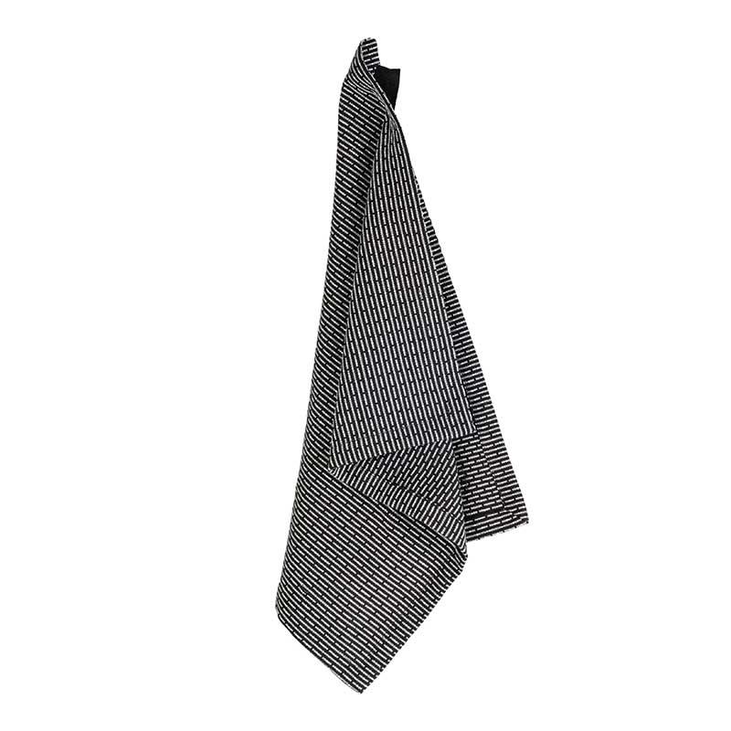 evening grey wash cloth hanging up