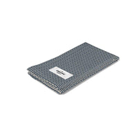 grey blue organic wash cloth