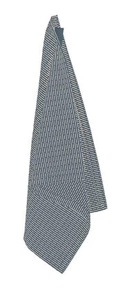 grey blue hanging wash cloth