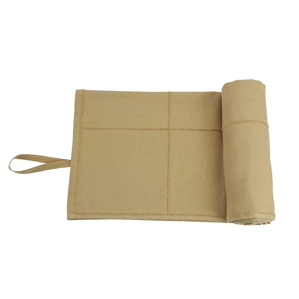 calm towel to go layed on floor