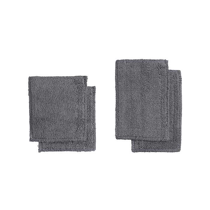 dark grey organic makeup pads