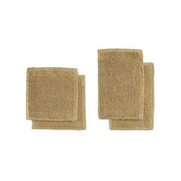 khaki organic makeup pads