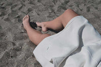 towel to wrap on sandy beach