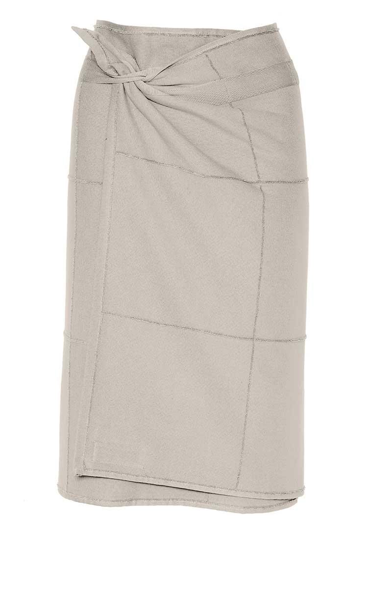 organic towel wrap around someone