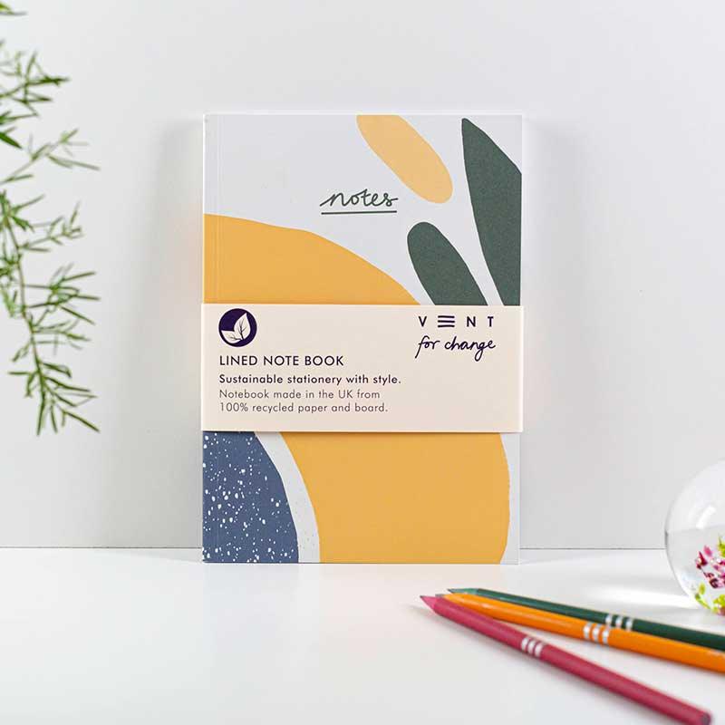vent for change notes book olive