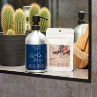 milly and sissy spice it up body wash set in bathroom