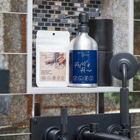 milly and sissy spice it up body wash set next to shower