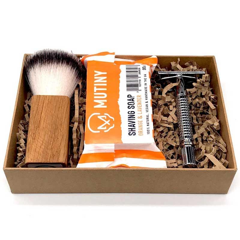 plastic free shaving set