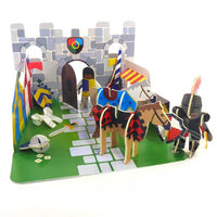 eco friendly knights castle playset
