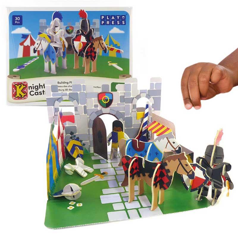 plastic free knights castle playset