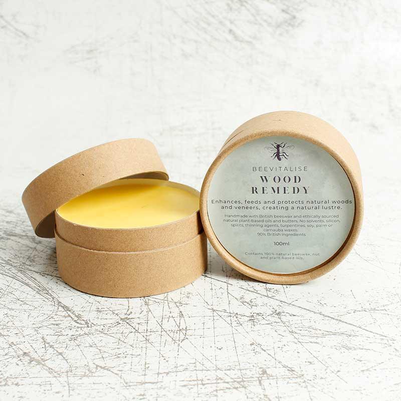 product shot of beevitalise wood polish