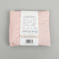 reverse side of shopping bag pouch
