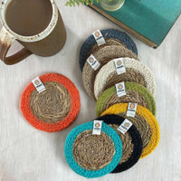 seagrass & jute coaster