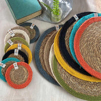 seagrass & jute tablemat