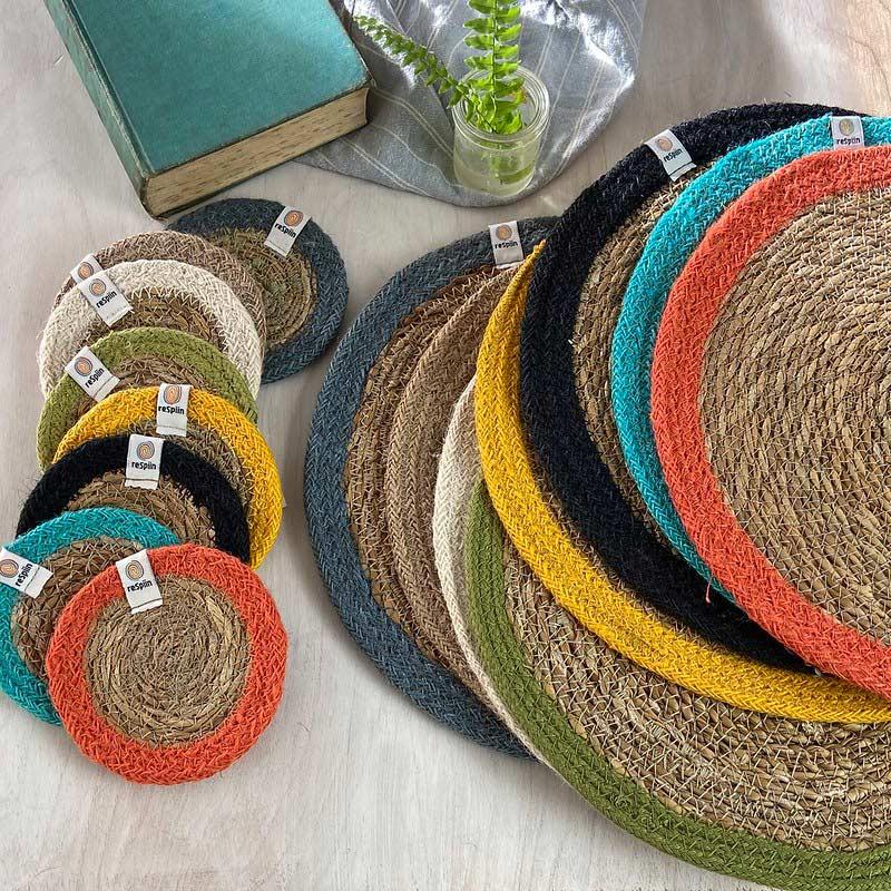 seagrass & jute tablemat