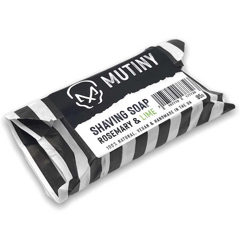 shaving soap bar in packaging