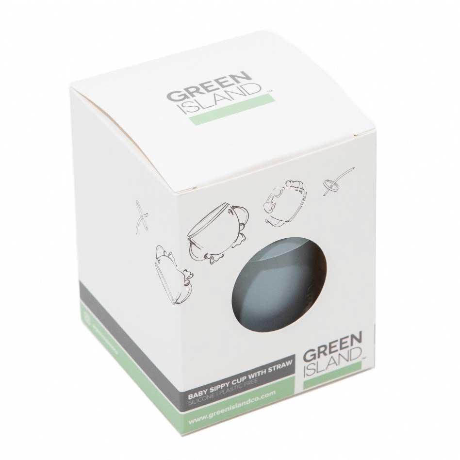 silicone baby snack cup in cardboard packaging