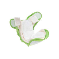 little lamb bamboo nappy opened up