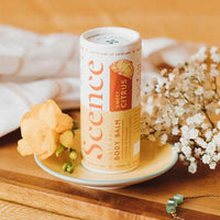 body moisturiser stick in sweet citrus scent