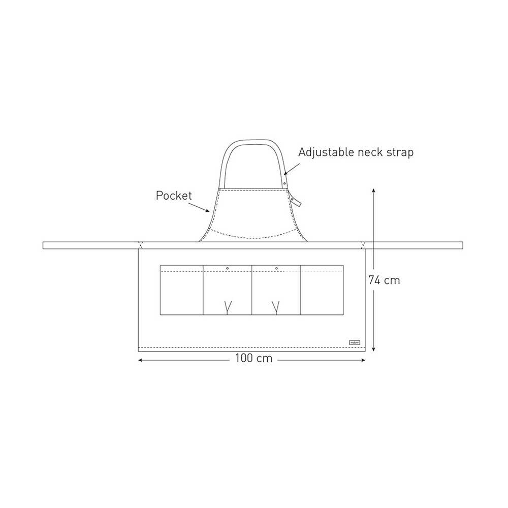 apron techical drawing