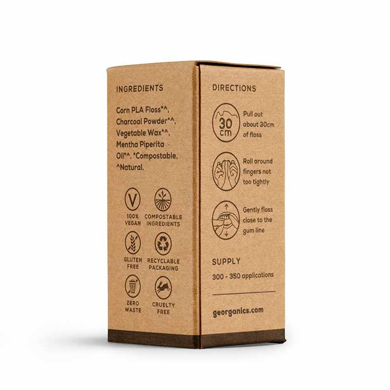 packaging for natural dental floss refills