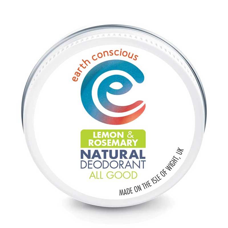 natural deodorant tin 6 different scents earth conscious