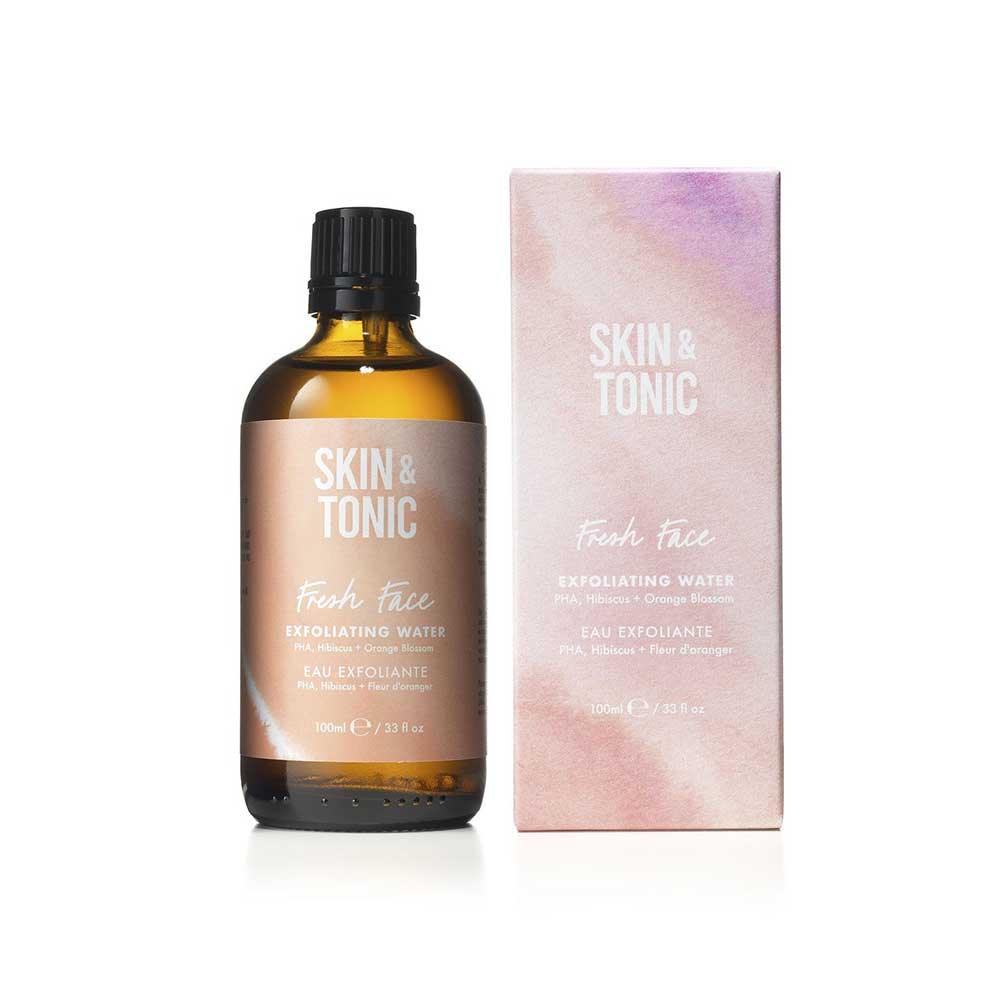 skin and tonic fresh face exfoliating water