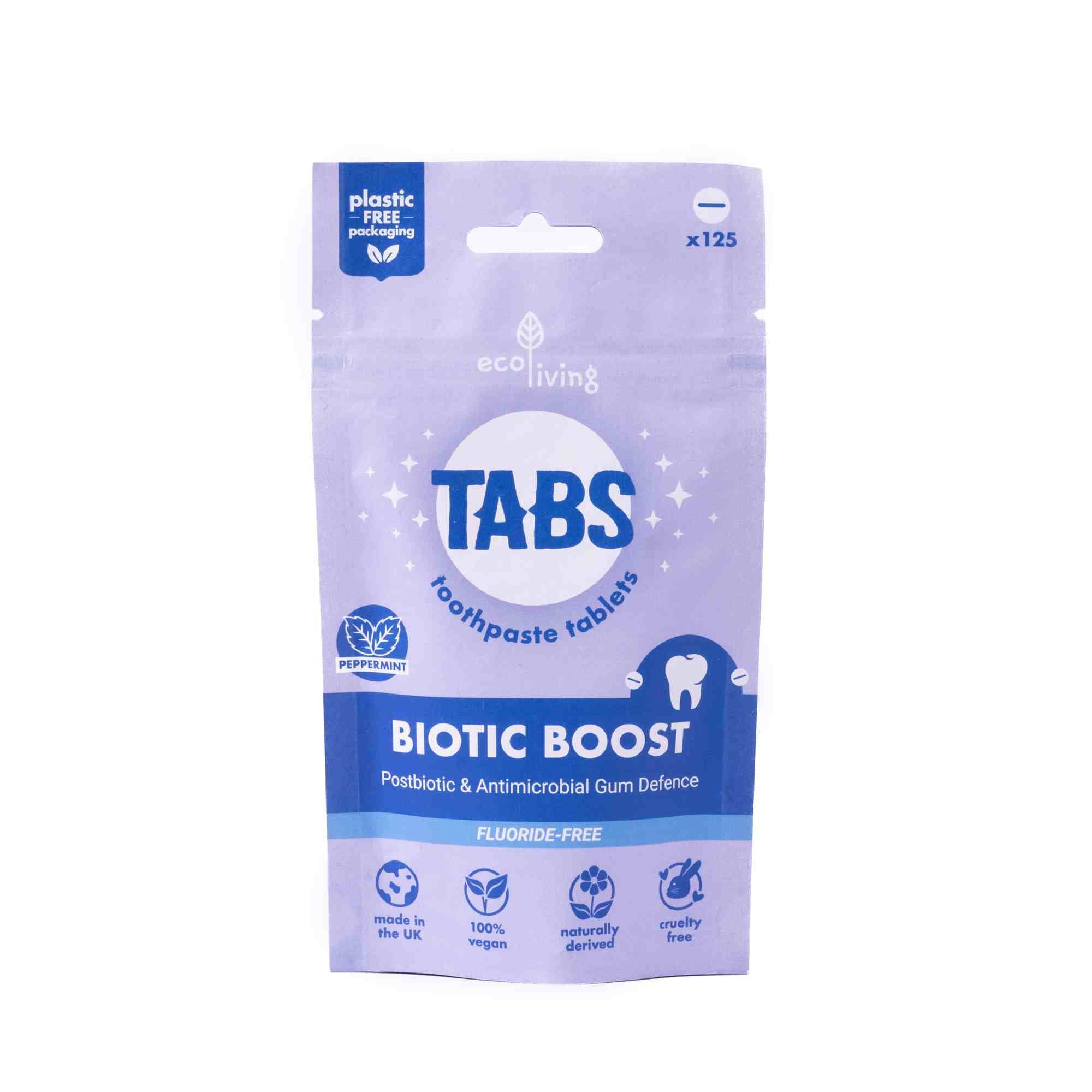 Biotic Boost Toothpaste TABS - Fluoride Free