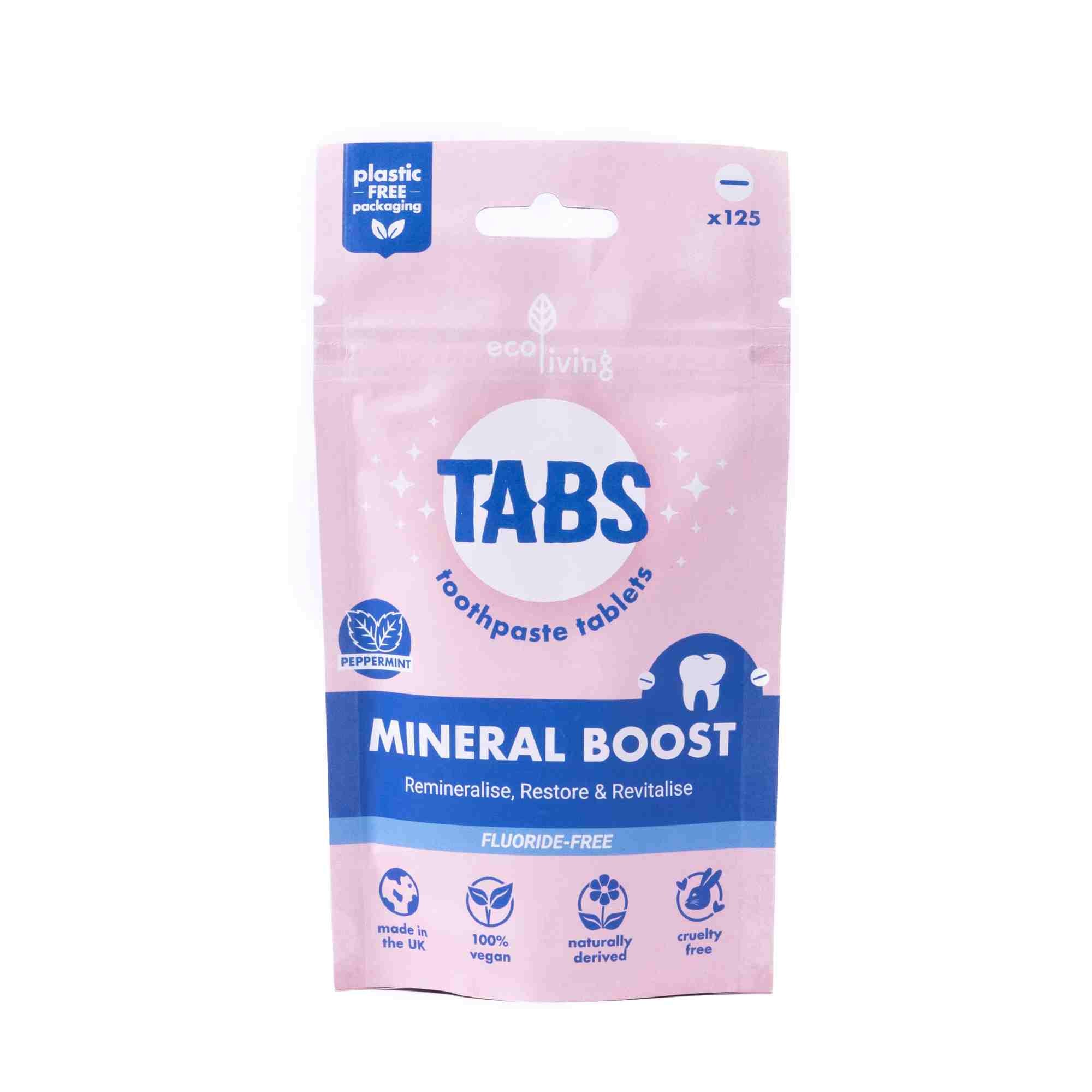 Mineral Boost Toothpaste TABS - Fluoride Free