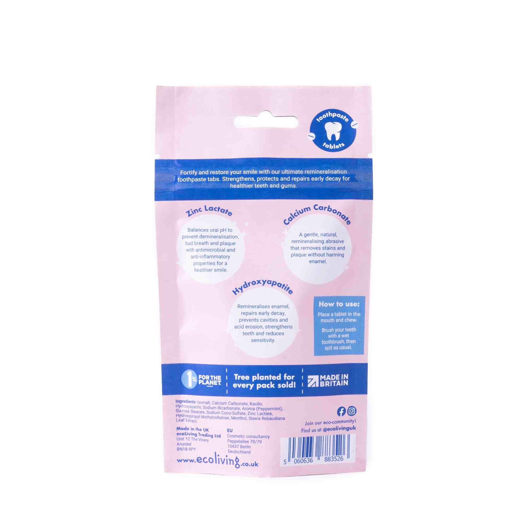 Mineral Boost Toothpaste TABS - Fluoride Free