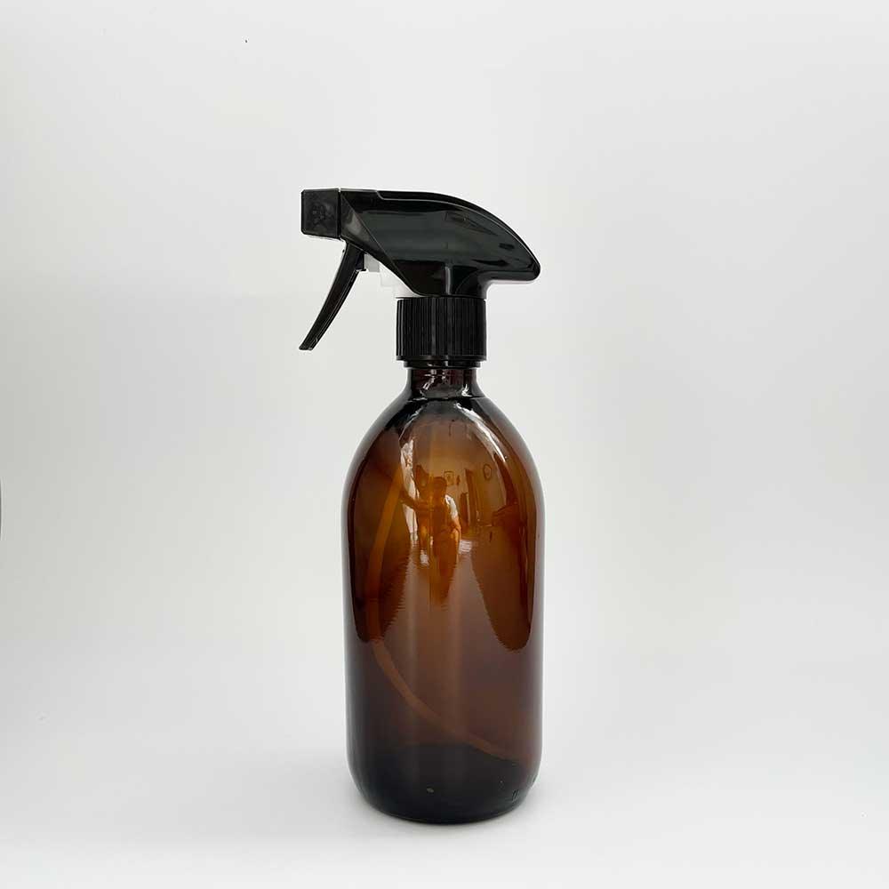 amber glass spray bottle