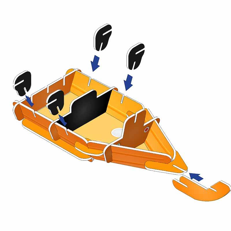 rnli life boat build and play set