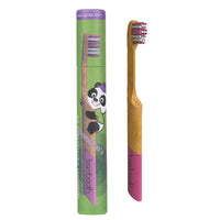 kids bambooth toothbrush in coral pink