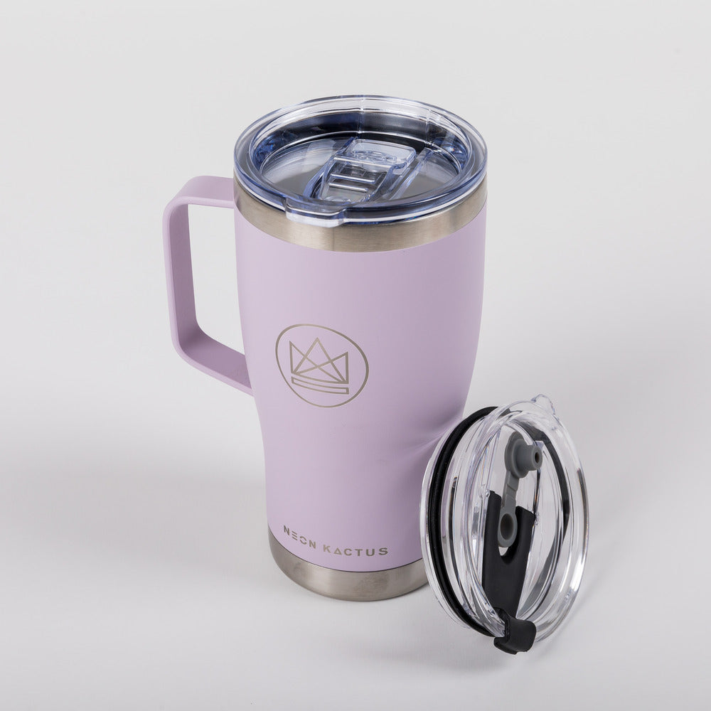 Neon Kactus - Stainless Steel Tumbler - Live Forever