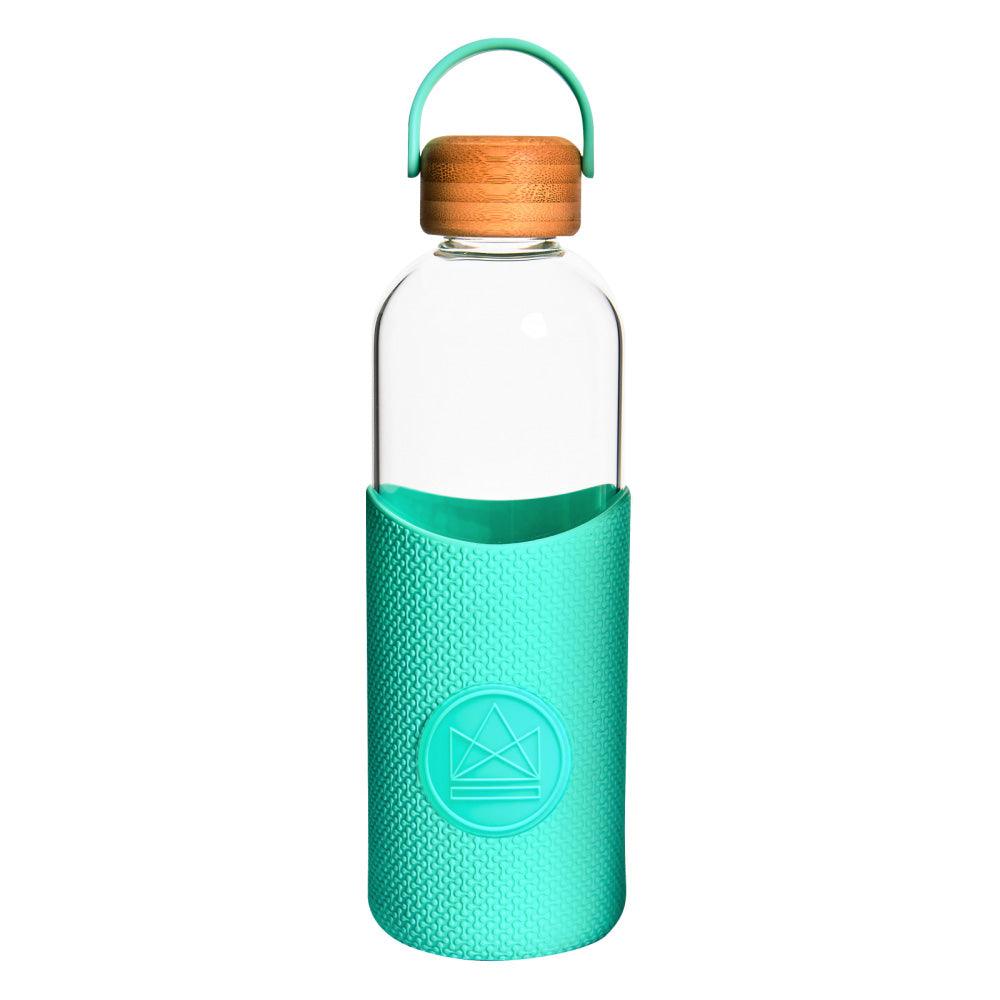 Reusable Glass Water Bottle - 1000ml - Free Spirit - The Friendly Turtle