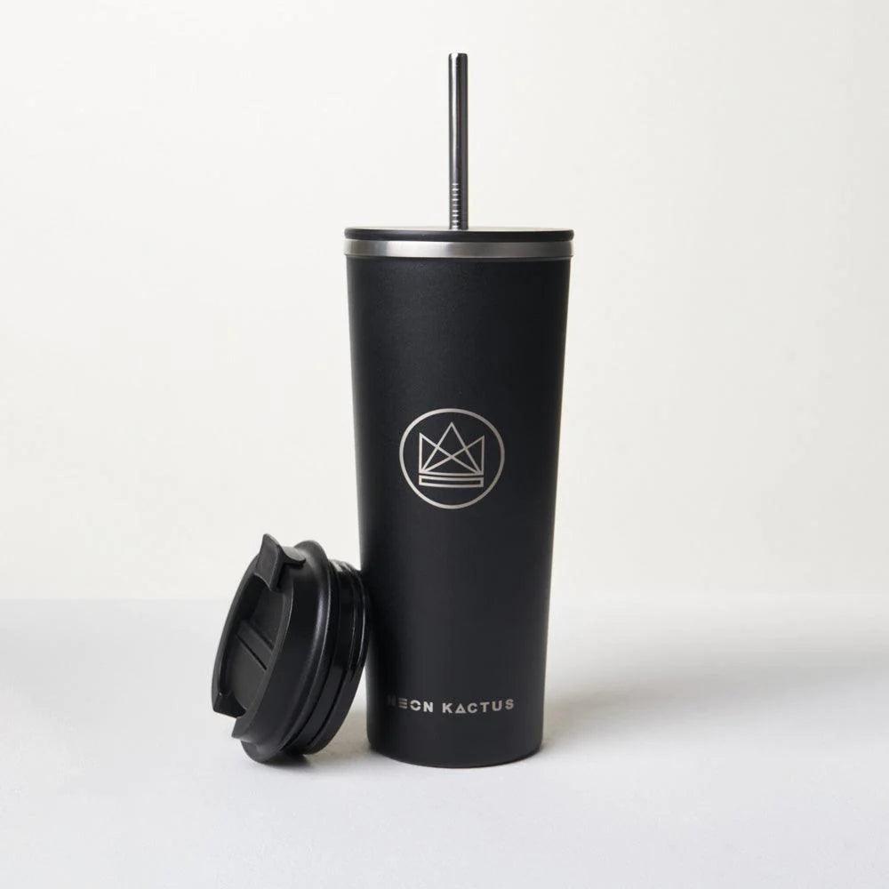 Insulated Coffee Cup with Lid - 24oz - Rock Star - The Friendly Turtle