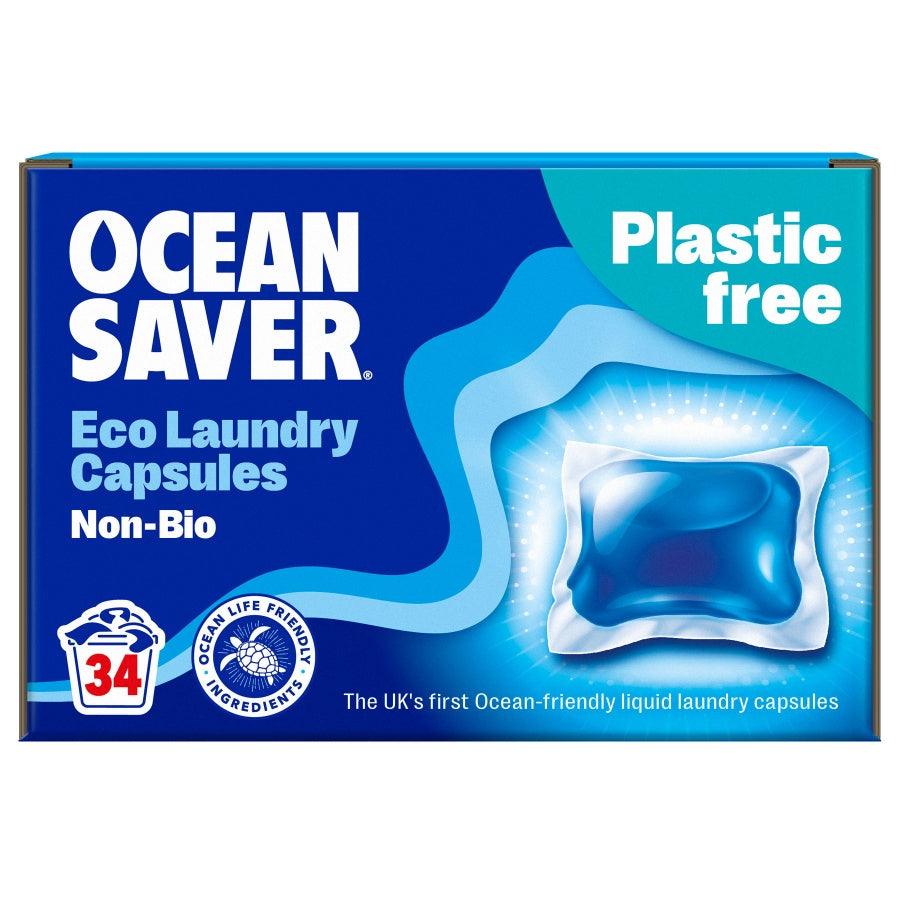 OceanSaver - Laundry EcoCaps Non-Bio - Fresh Linen - The Friendly Turtle