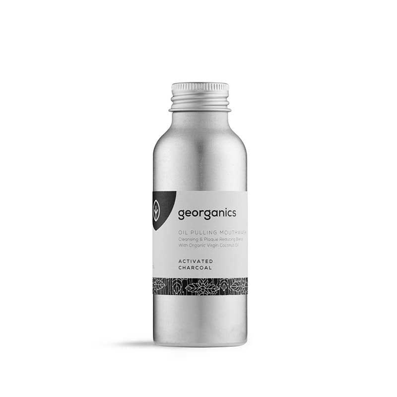 natural oil pulling mouthwash activated charcoal