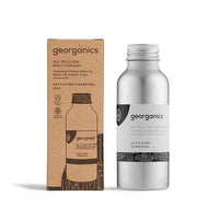 natural oil pulling mouthwash activated charcoal with packaging