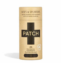 cardboard tube of plastic free plasters