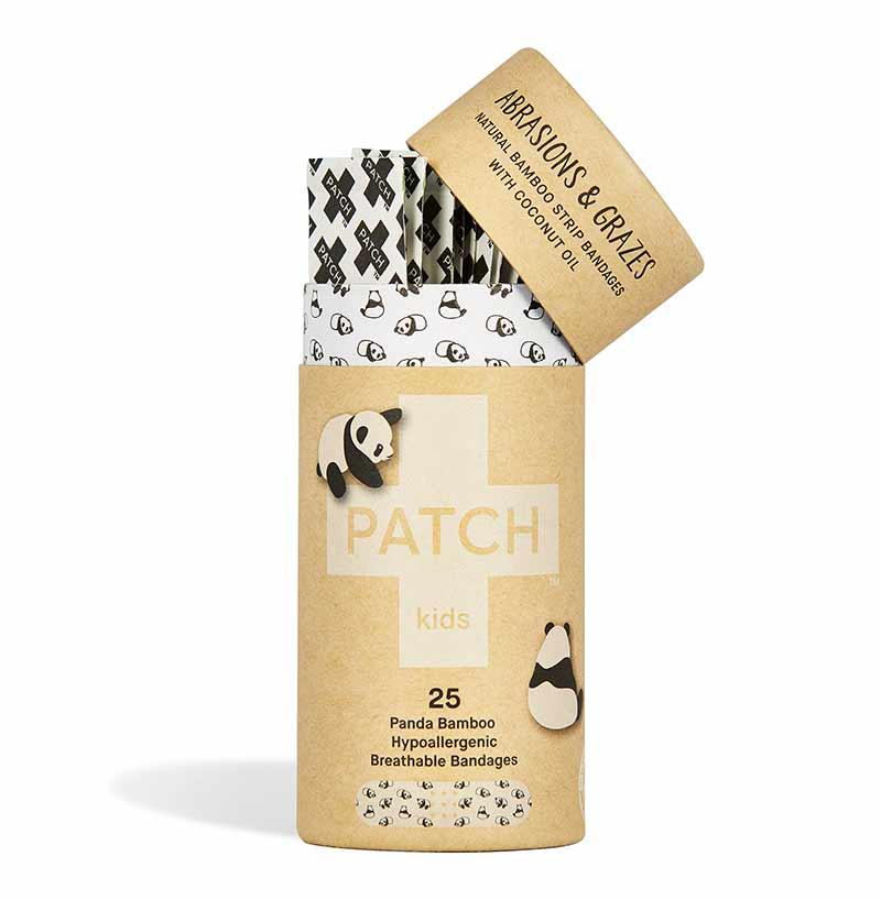 kids biodegradable plasters in cardboard tube