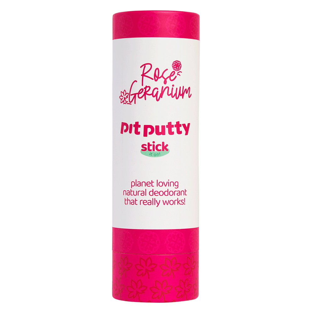Natural Deodorant Stick - Rose Geranium - The Friendly Turtle