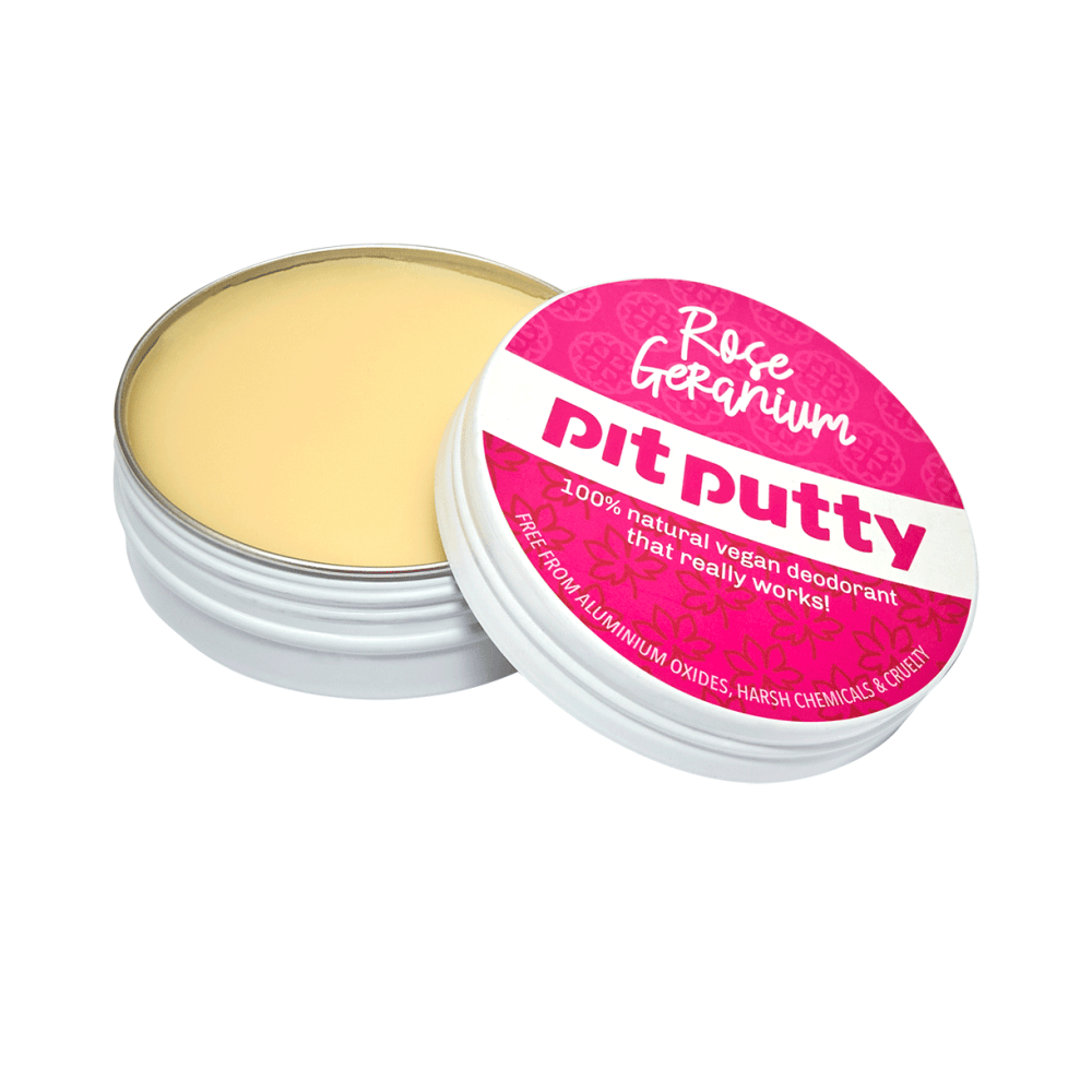 Natural Deodorant Tin - Rose Geranium - The Friendly Turtle